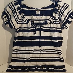Michael Kors Women's Stripe Top M